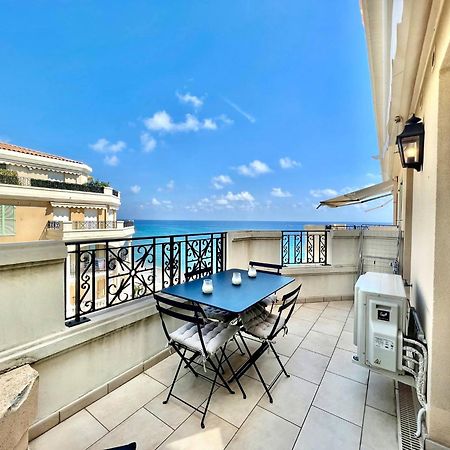 'Le Victoria Beach' Vue Mer Plein Centre, Spacieux Menton Exteriör bild
