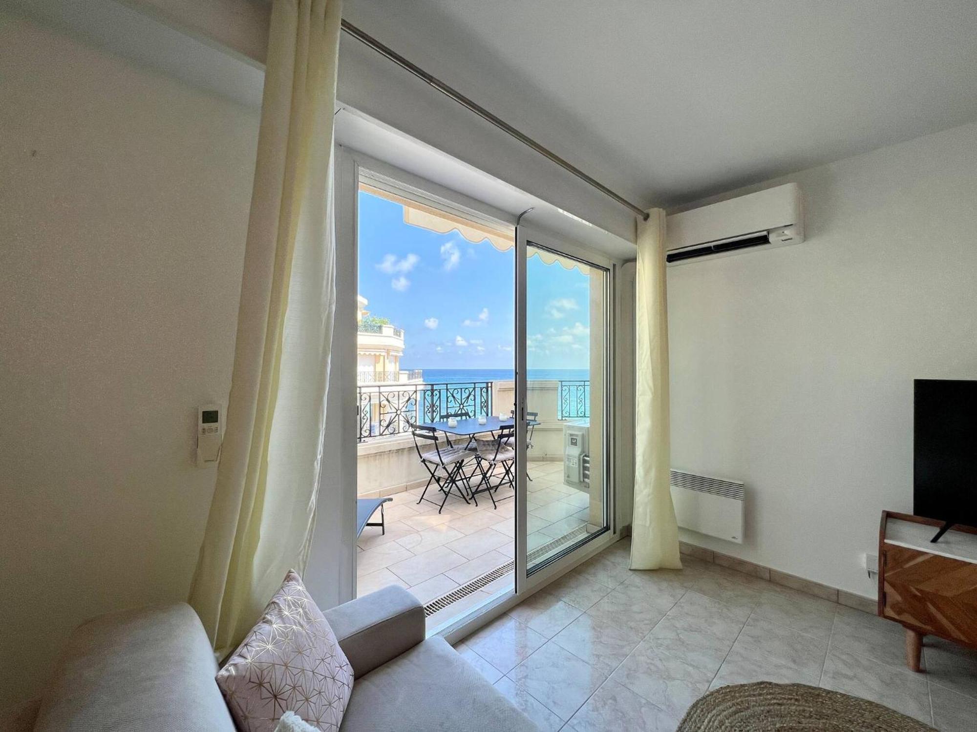 'Le Victoria Beach' Vue Mer Plein Centre, Spacieux Menton Exteriör bild